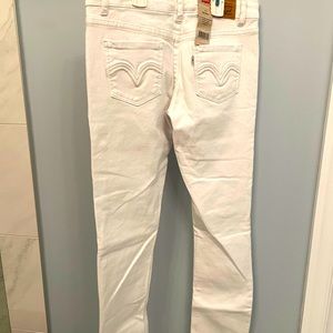 Kids Levi’s White Skinny Jeans